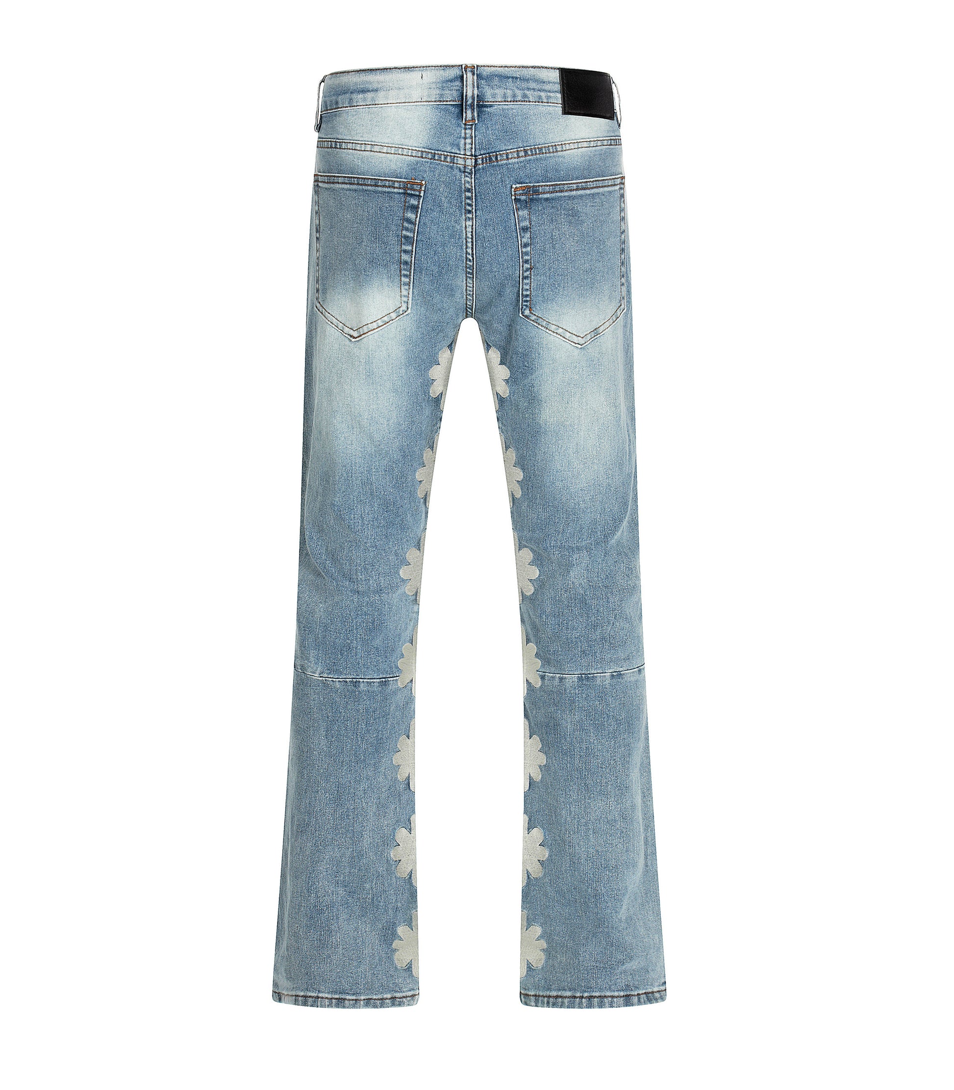 LIGHT WASH ASTERISK FLARE DENIM | UNDEVELOPED