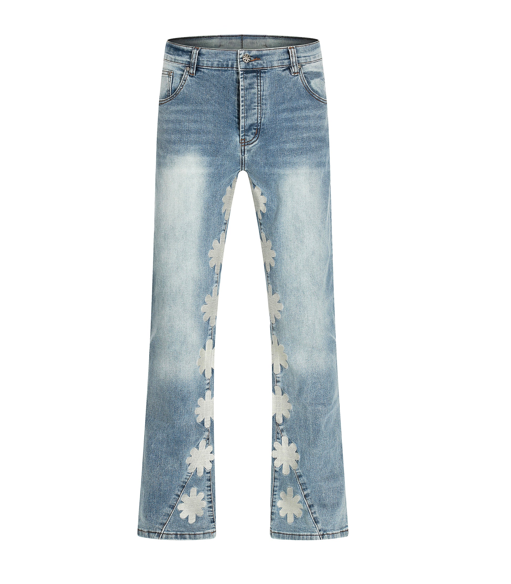 LIGHT WASH ASTERISK FLARE DENIM | UNDEVELOPED
