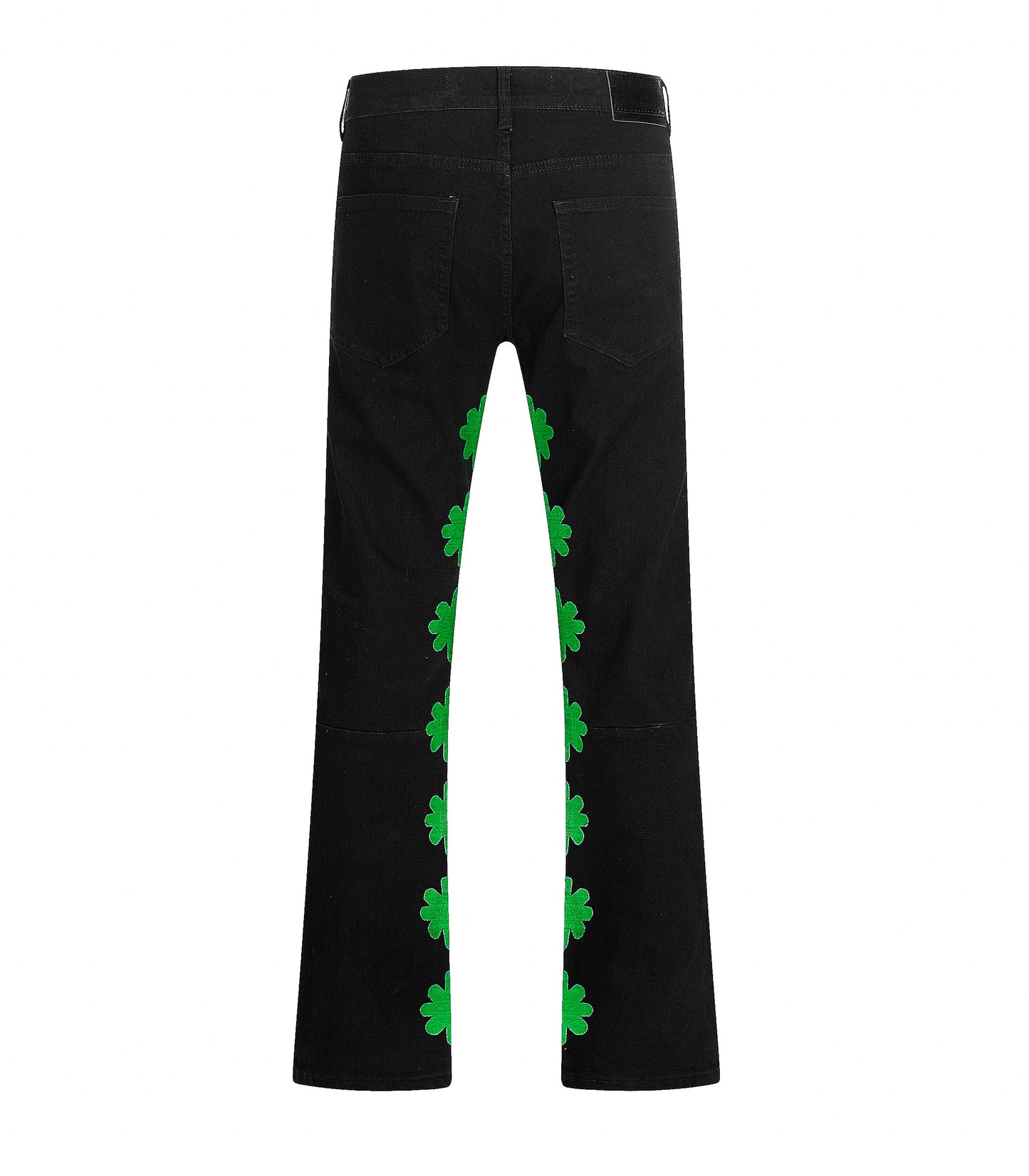 LIME ASTERISK FLARE DENIM | UNDEVELOPED