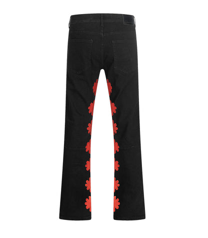 MANDARIN ASTERISK FLARE DENIM | UNDEVELOPED