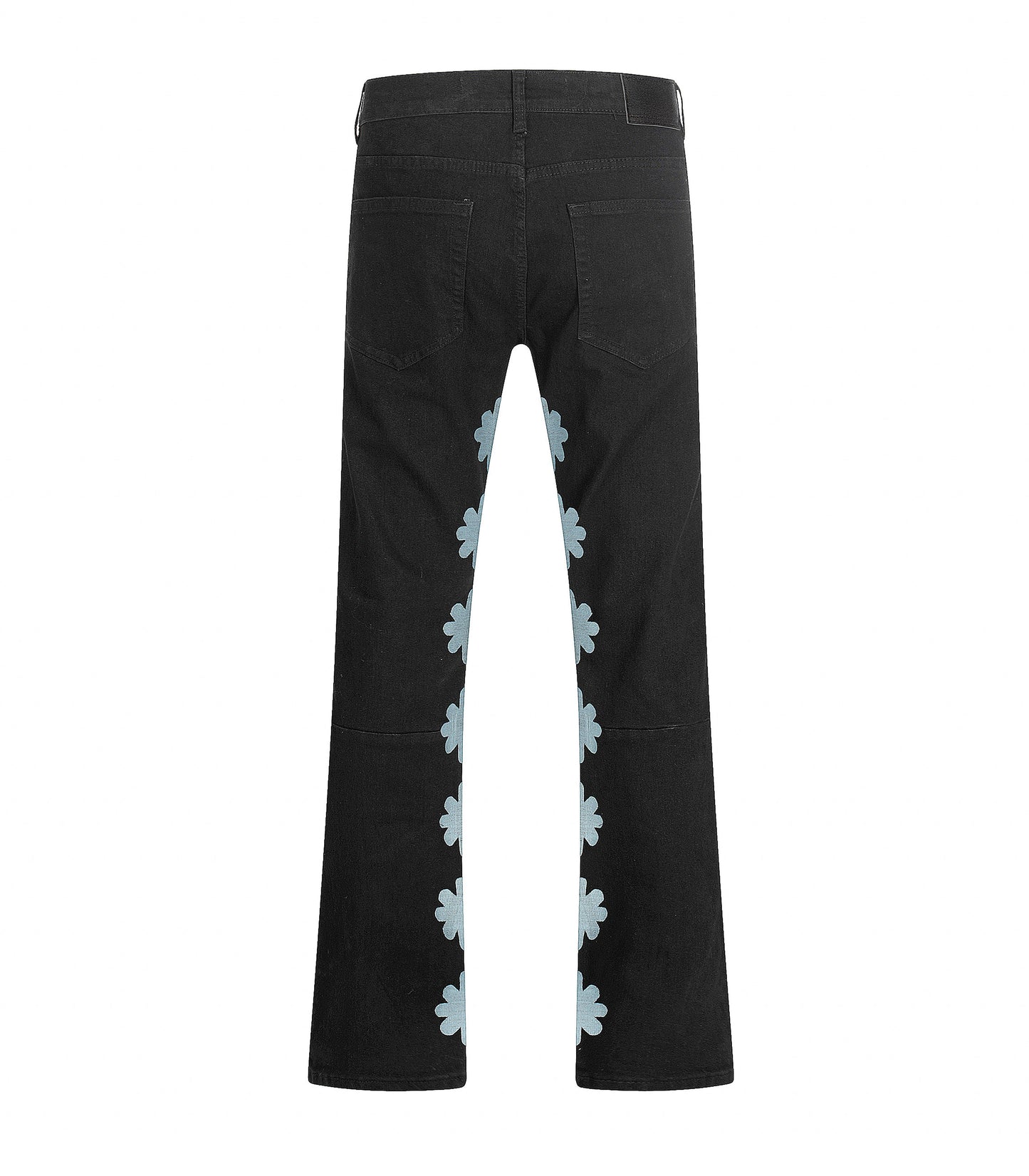 BABY BLUE ASTERISK FLARE DENIM | UNDEVELOPED