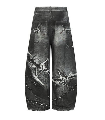 BARBWIRE BIKER DENIM | UNDEVELOPED