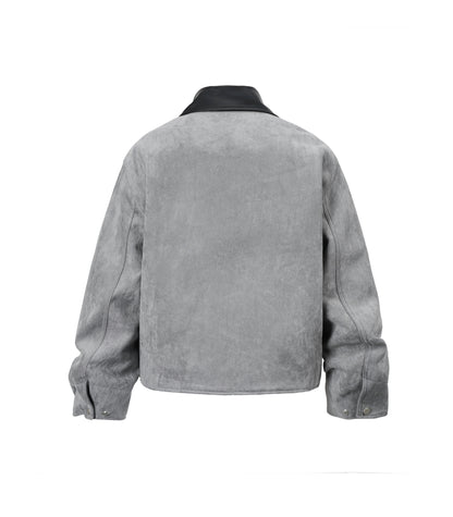 GREY SUEDE WORK JACKET | UNDEVELOPED