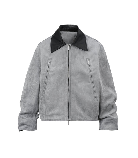 GREY SUEDE WORK JACKET | UNDEVELOPED