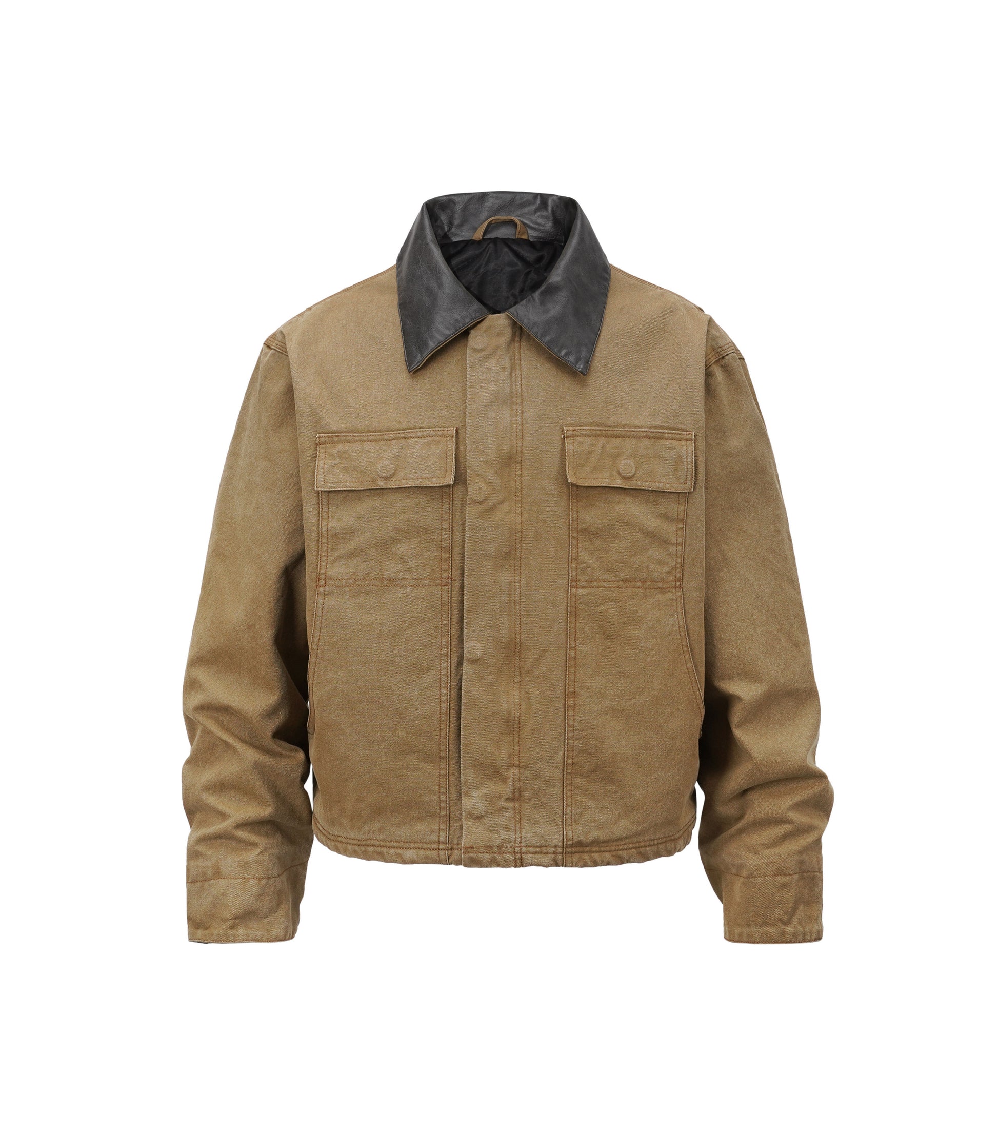 TAN SUEDE WORK JACKET | UNDEVELOPED