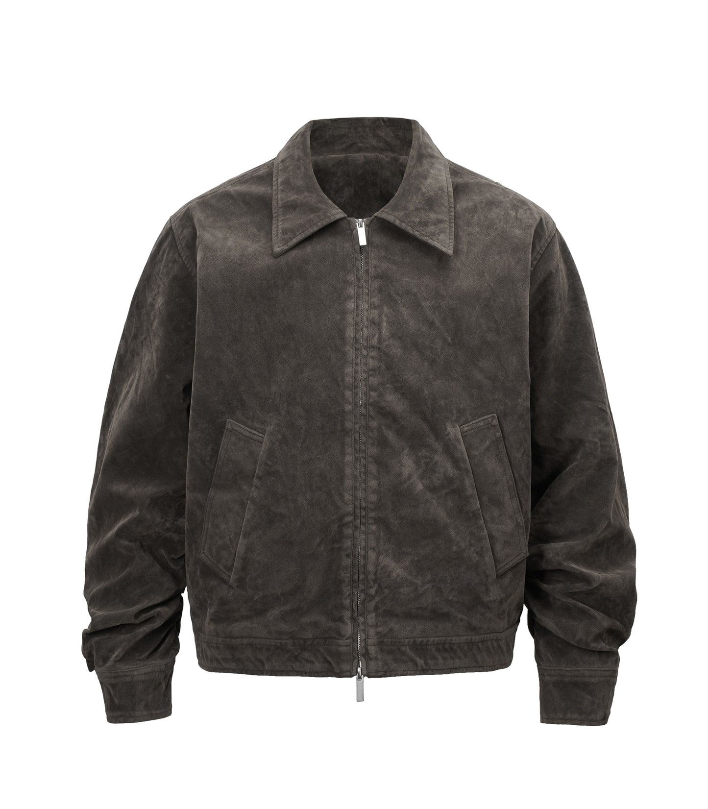 BROWN SUEDE WORK JACKET | UNDEVELOPED