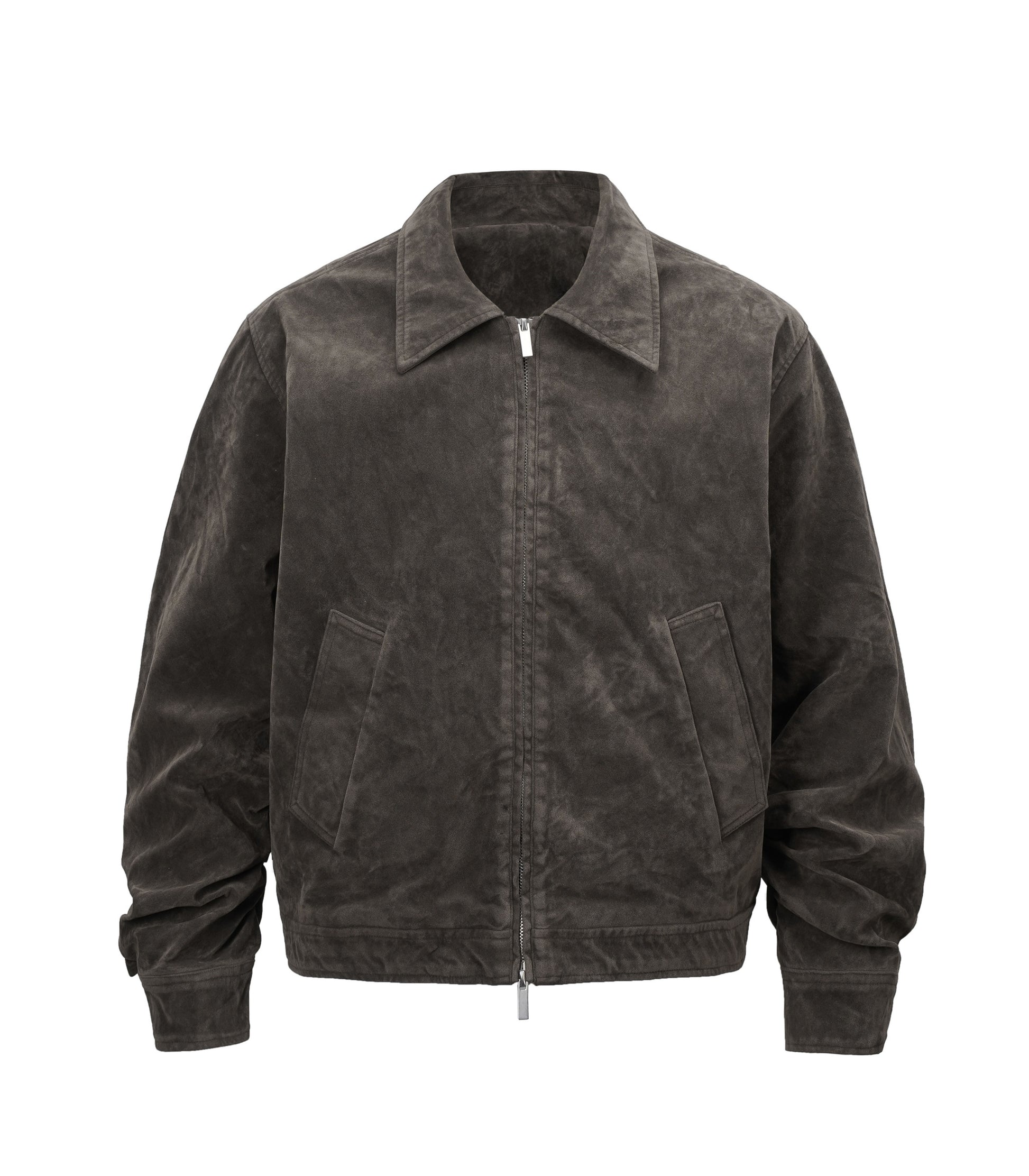 BROWN SUEDE WORK JACKET | UNDEVELOPED