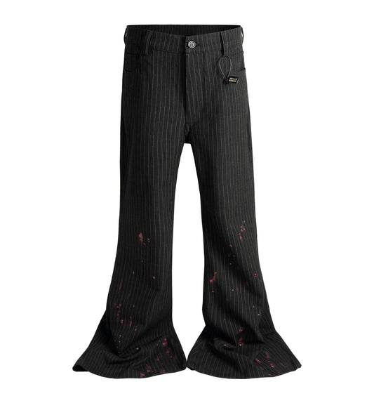 PINSTRIPE FLARE PANTS | UNDEVELOPED
