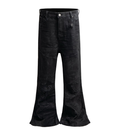 DOUBLE KNEE FLARE DENIM | UNDEVELOPED