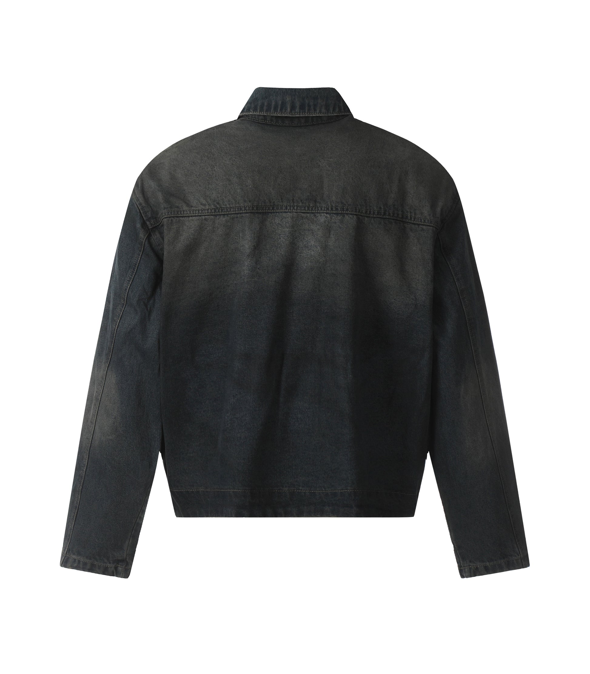 NOIR PATCHWORK WAXED DENIM JACKET | UNDEVELOPED
