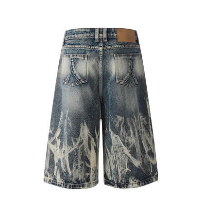 ACID DENIM SHORTS | UNDEVELOPED