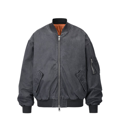 VINTAGE BOMBER JACKET MA1 [BLACK] | UNDEVELOPED