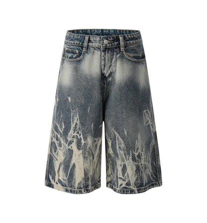 ACID DENIM SHORTS | UNDEVELOPED