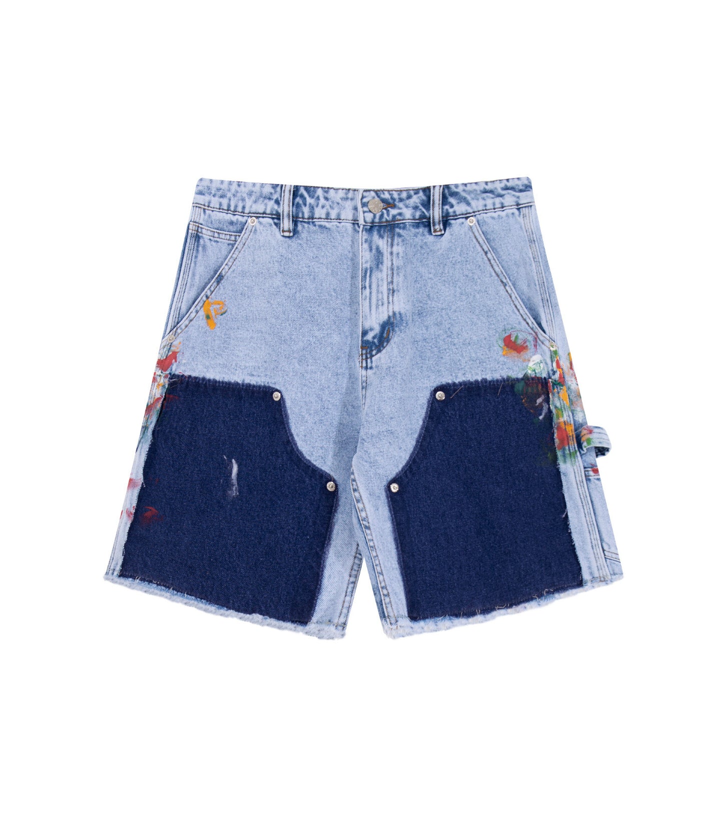 AZUL SPLIT PAINTERS SHORTS | UNDEVELOPED