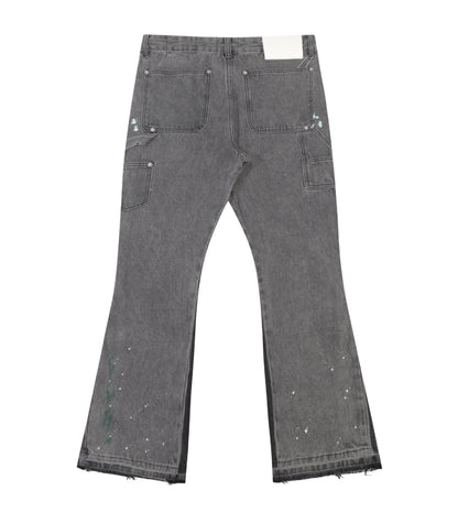 GREY SPLIT PAINTERS DENIM | UNDEVELOPED