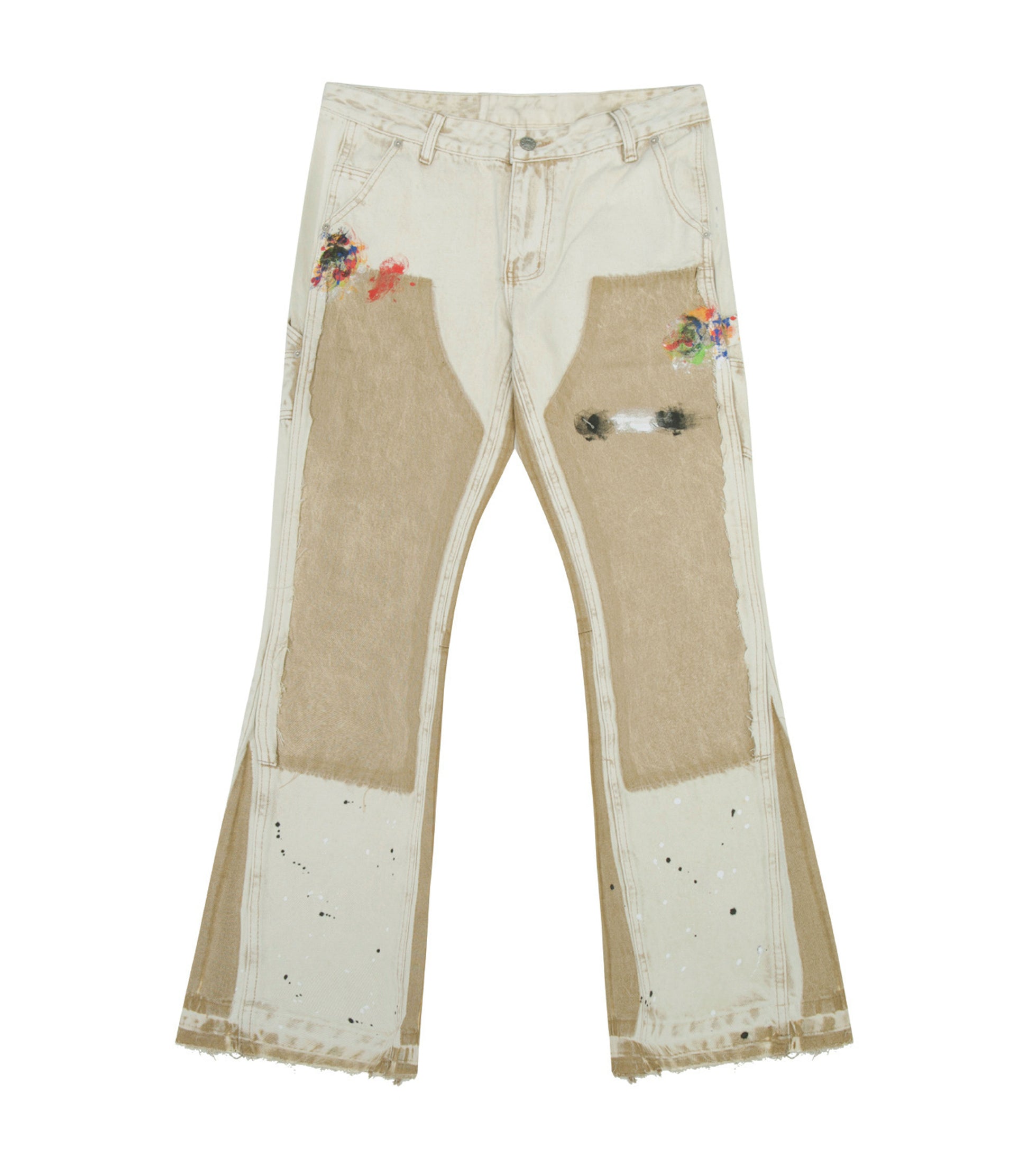 SAND SPLIT PAINTERS DENIM | UNDEVELOPED