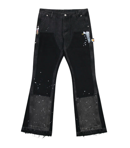 NOIR SPLIT PAINTERS DENIM | UNDEVELOPED