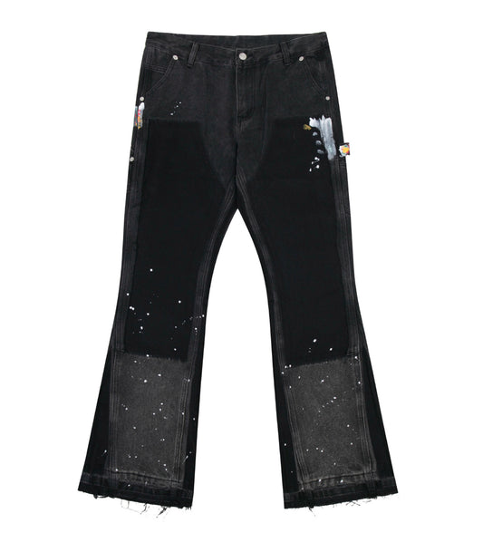 NOIR SPLIT PAINTERS DENIM | UNDEVELOPED
