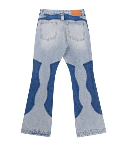 AZUL SPLIT PATCHWORK DENIM | UNDEVELOPED