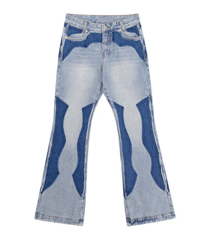 AZUL SPLIT PATCHWORK DENIM | UNDEVELOPED