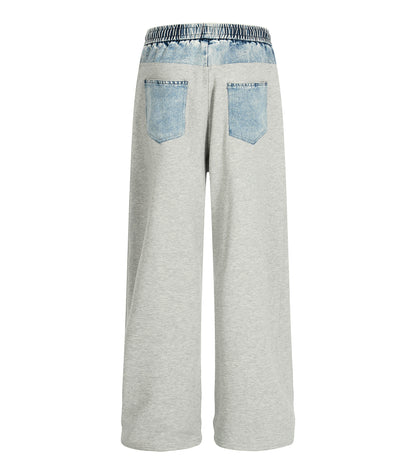 DENIM HEATHER SWEATPANTS | UNDEVELOPED