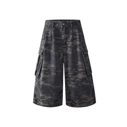 GHOST CAMO CARGO SHORTS