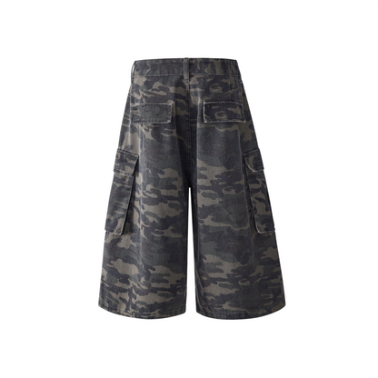 GHOST CAMO CARGO SHORTS