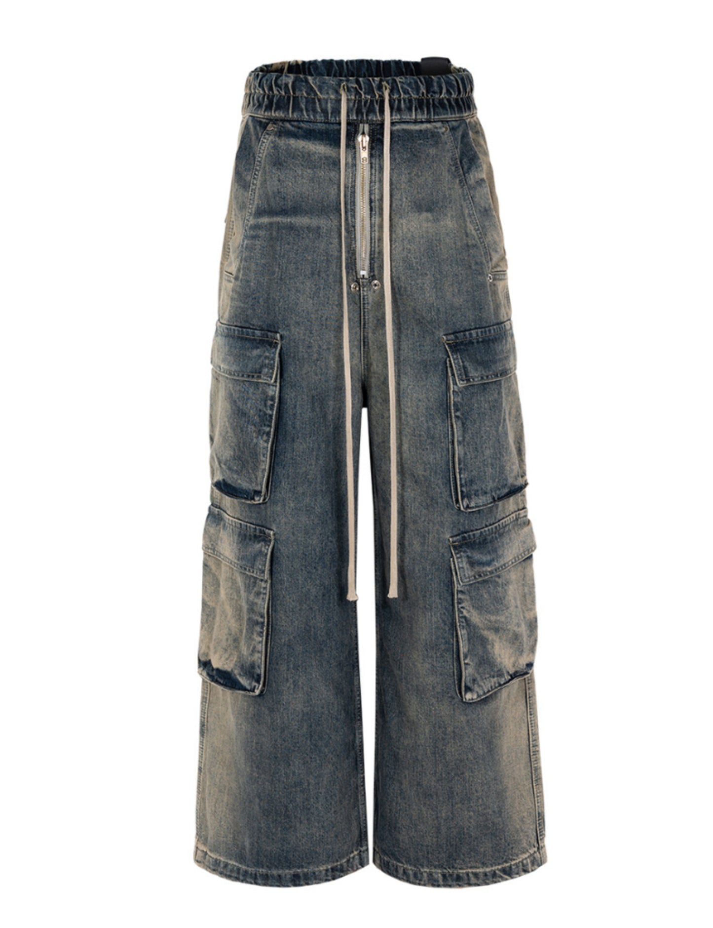 FLOW DENIM CARGO PANTS