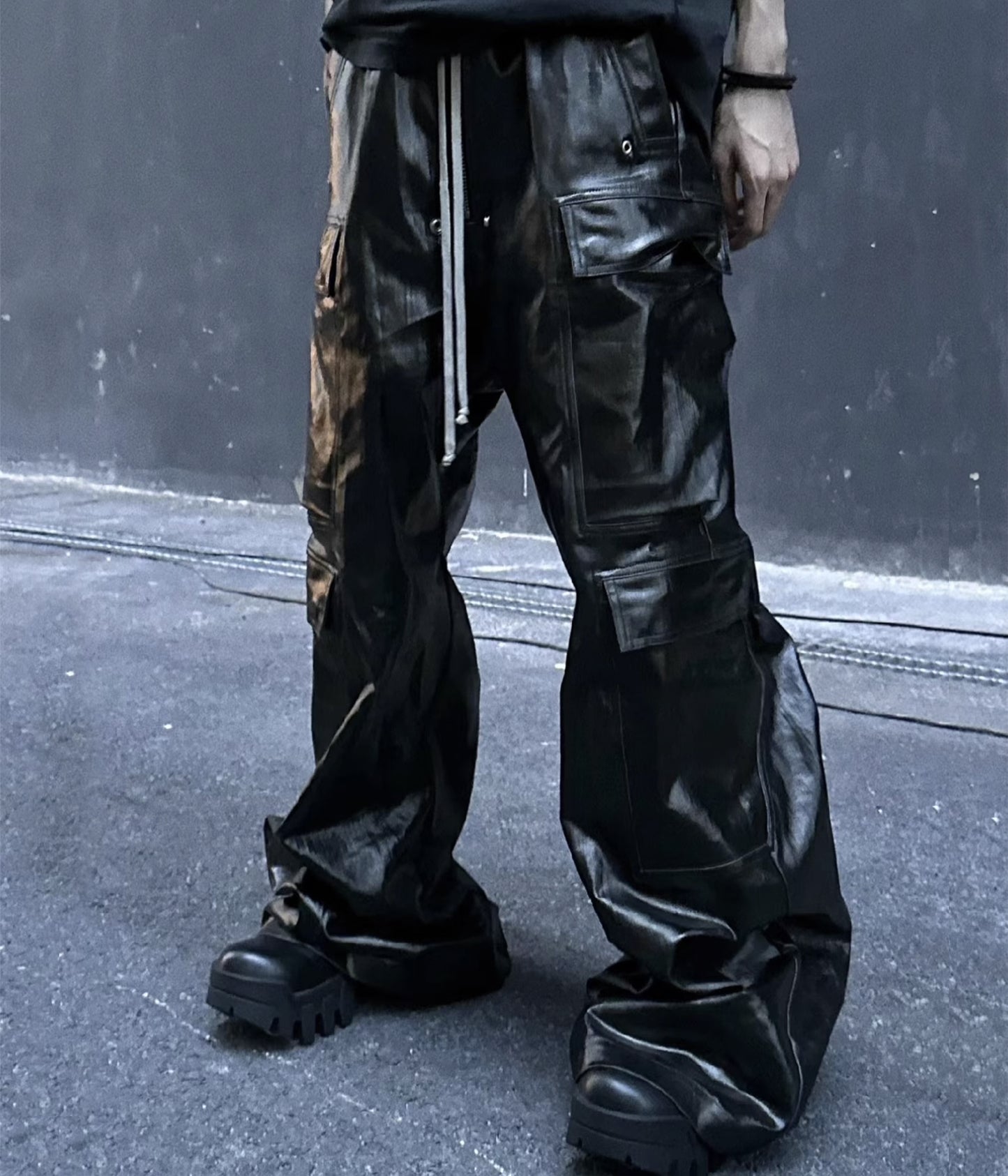 SHINE DRAWSTRING CARGO PANTS