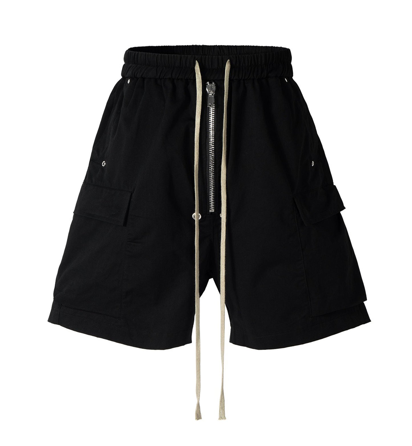 SNAP DRAWSTRING SHORTS