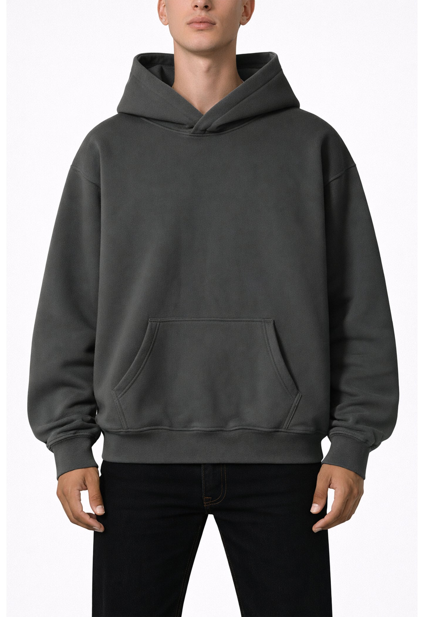 CHARCOAL HOODIE | STREETWEAR APPAREL | UNDEVELOPED