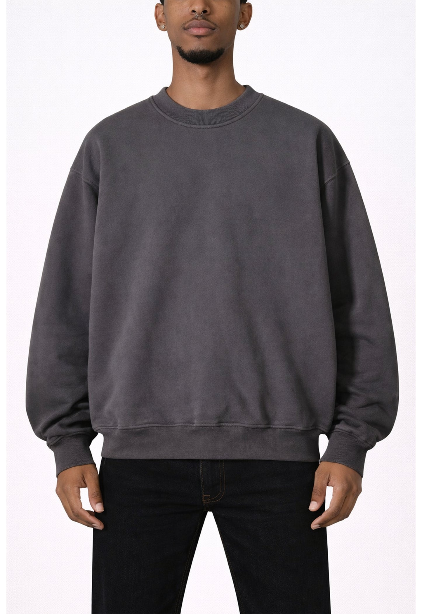 GREY VINTAGE CREWNECK hoodies | STREETWEAR APPAREL | UNDEVELOPED