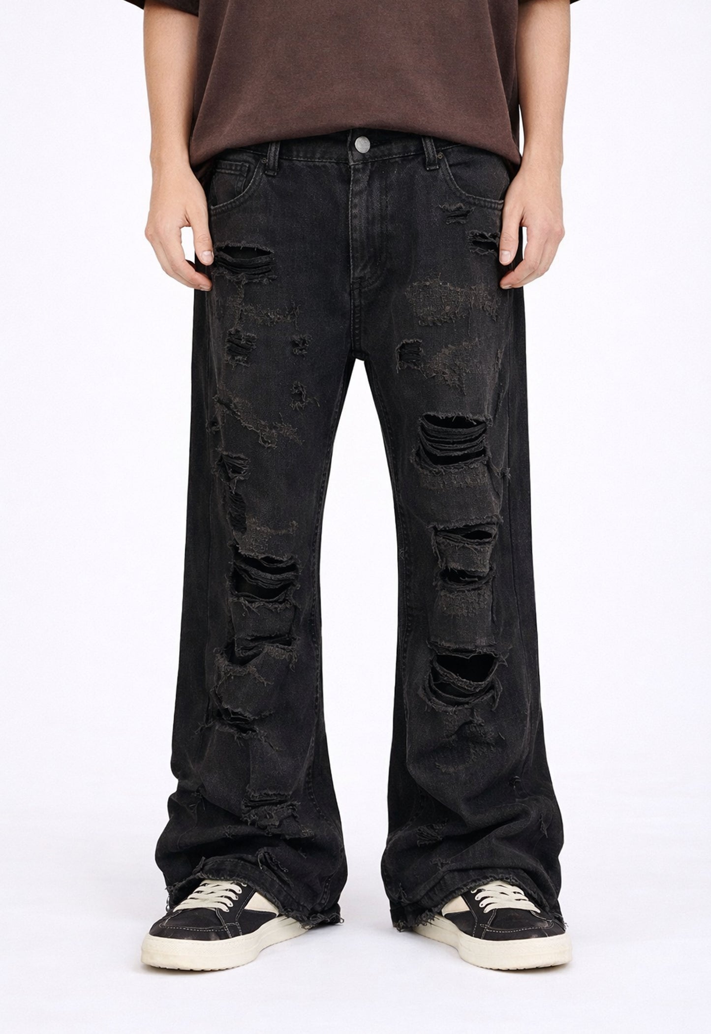 DARK DESTROYED DENIM denim | STREETWEAR APPAREL | UNDEVELOPED