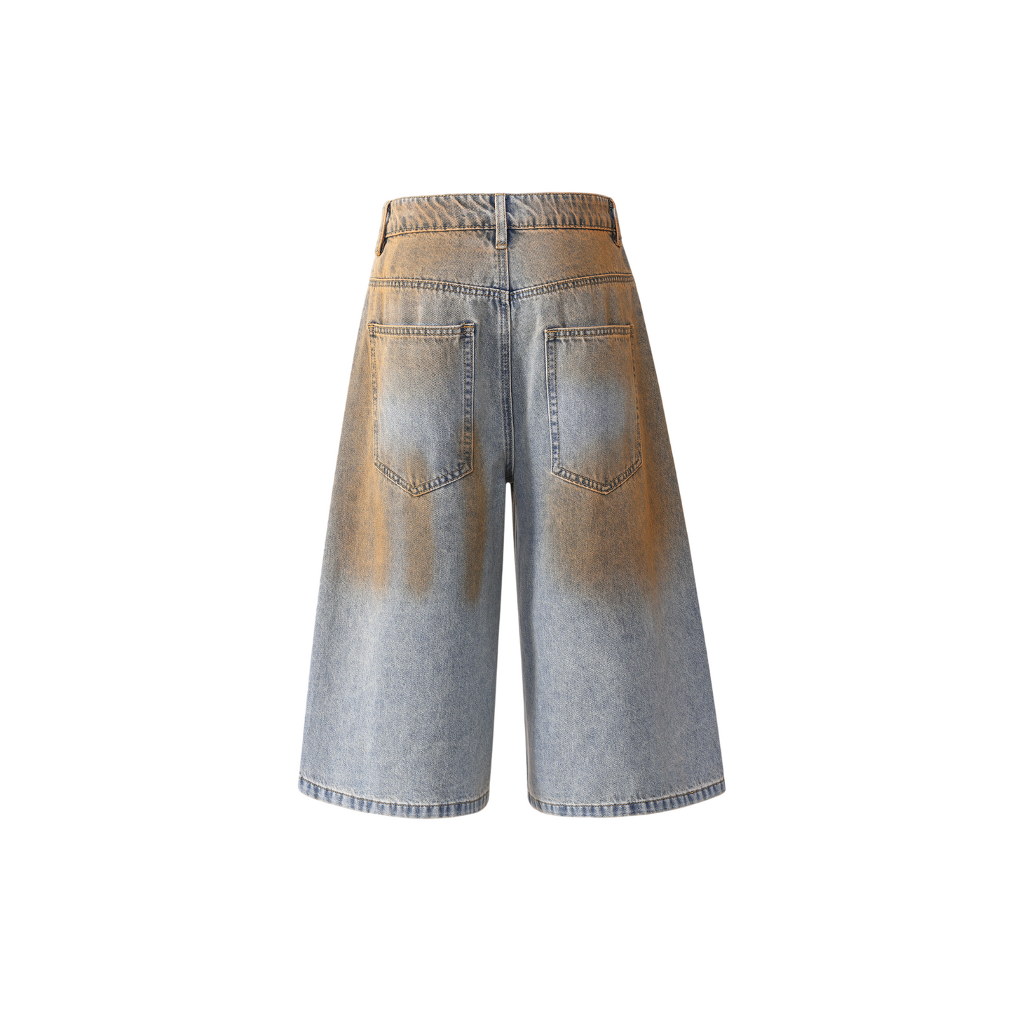 MUD WASHED DENIM SHORTS