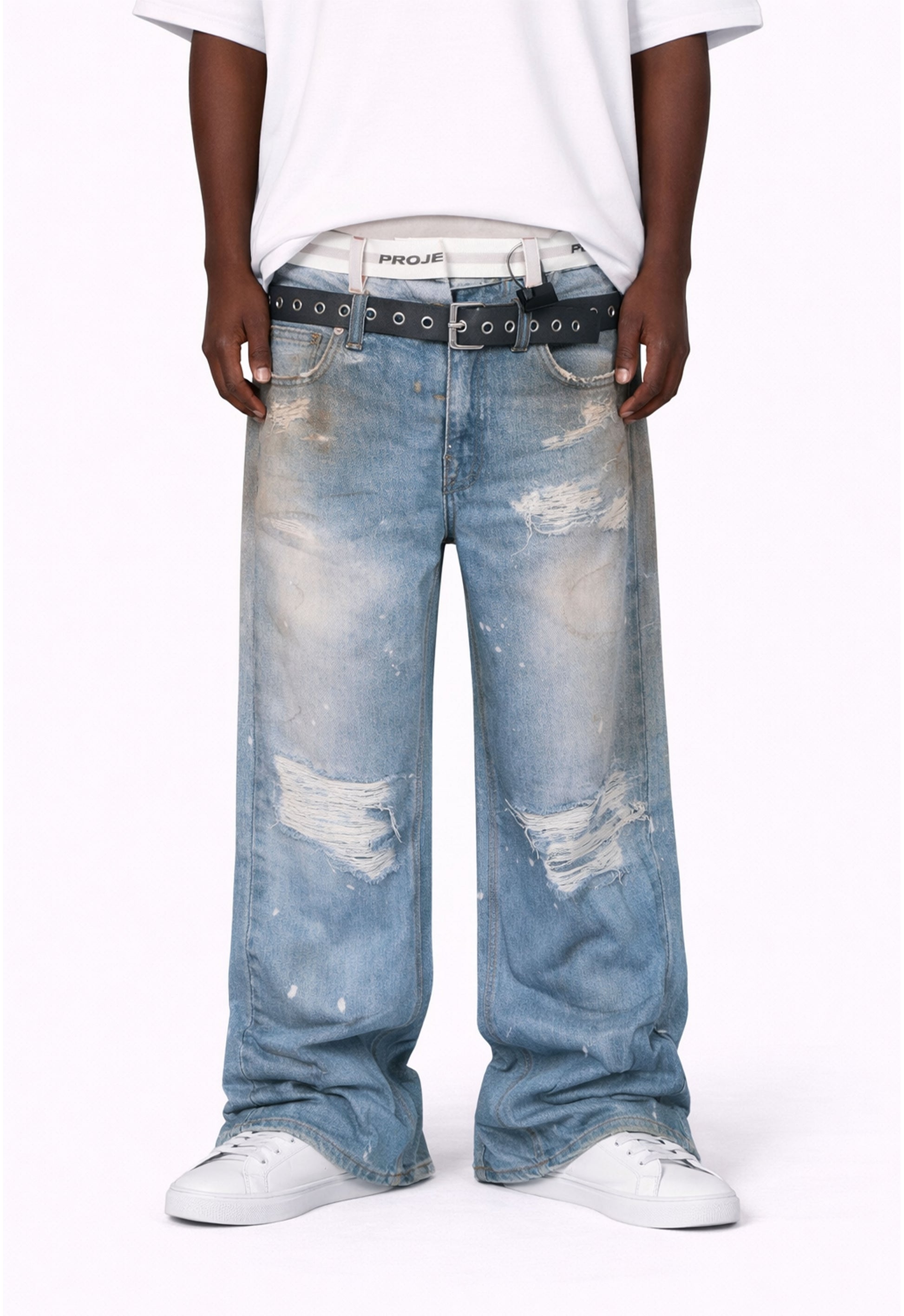 WIDEBOY SAGGED DENIM denim | STREETWEAR APPAREL | UNDEVELOPED