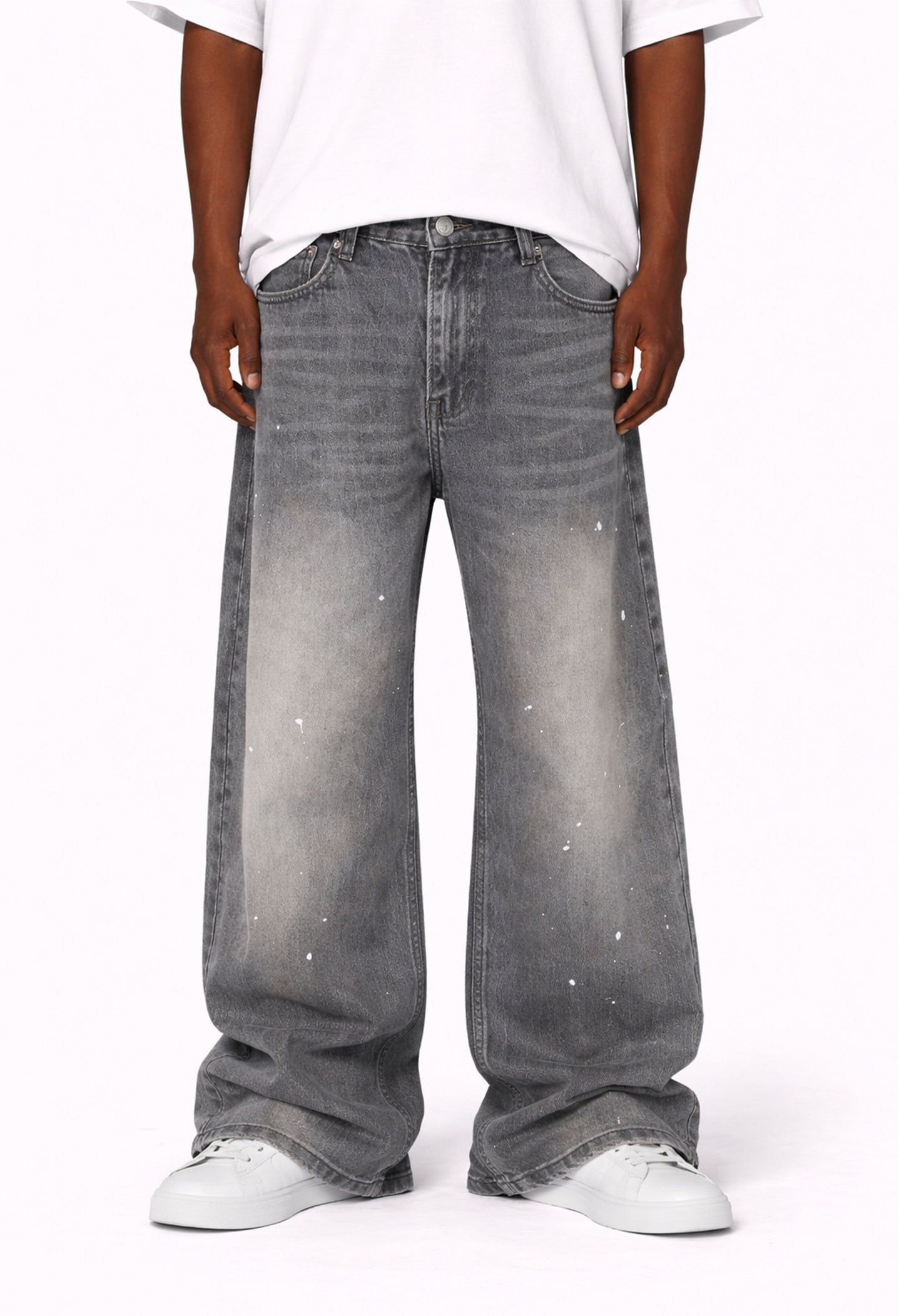 SLATE WIDEBOY SPLATTER DENIM denim | STREETWEAR APPAREL | UNDEVELOPED