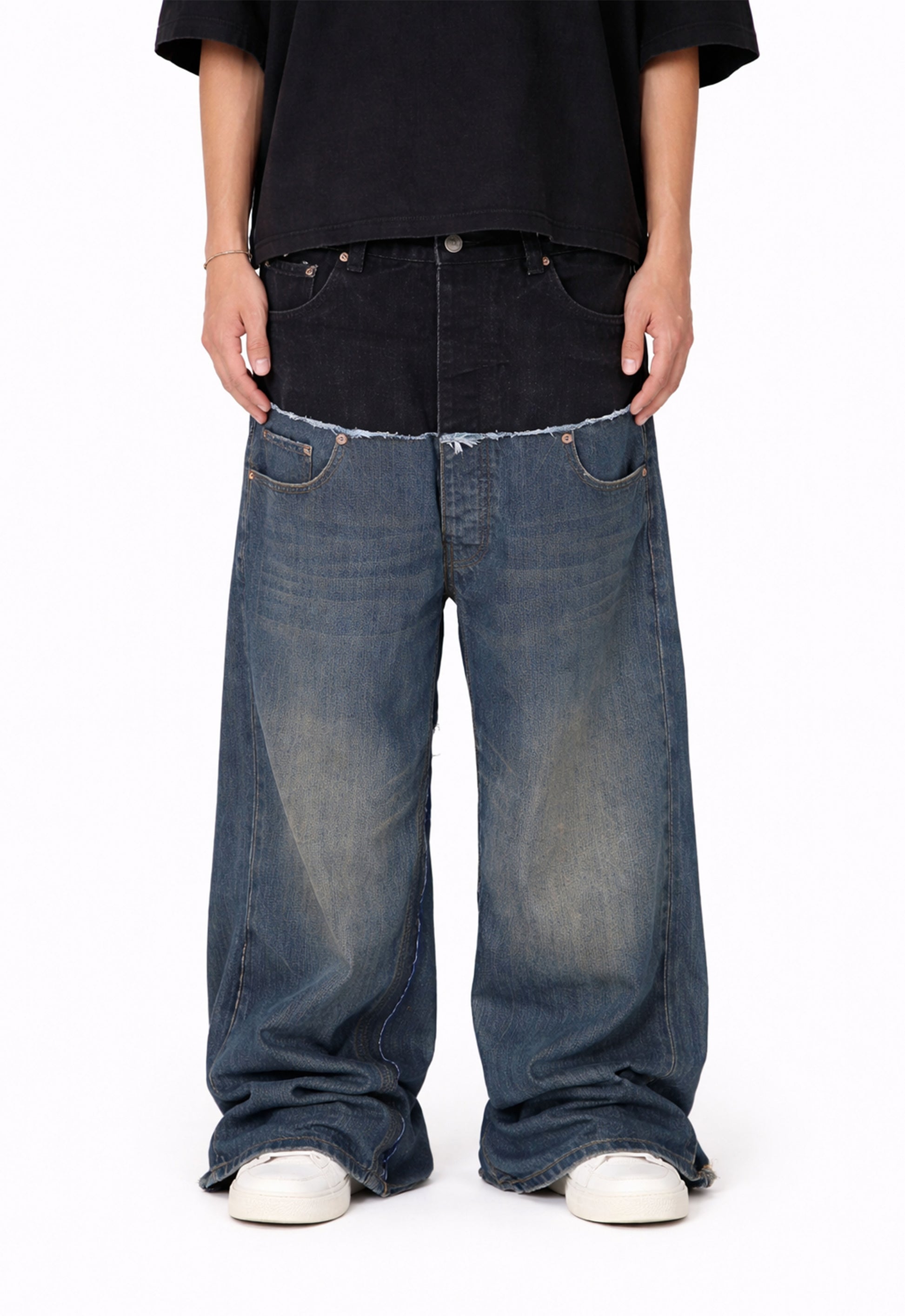 WIDEBOY MIDNIGHT DOUBLE DENIM Denim | STREETWEAR APPAREL | UNDEVELOPED