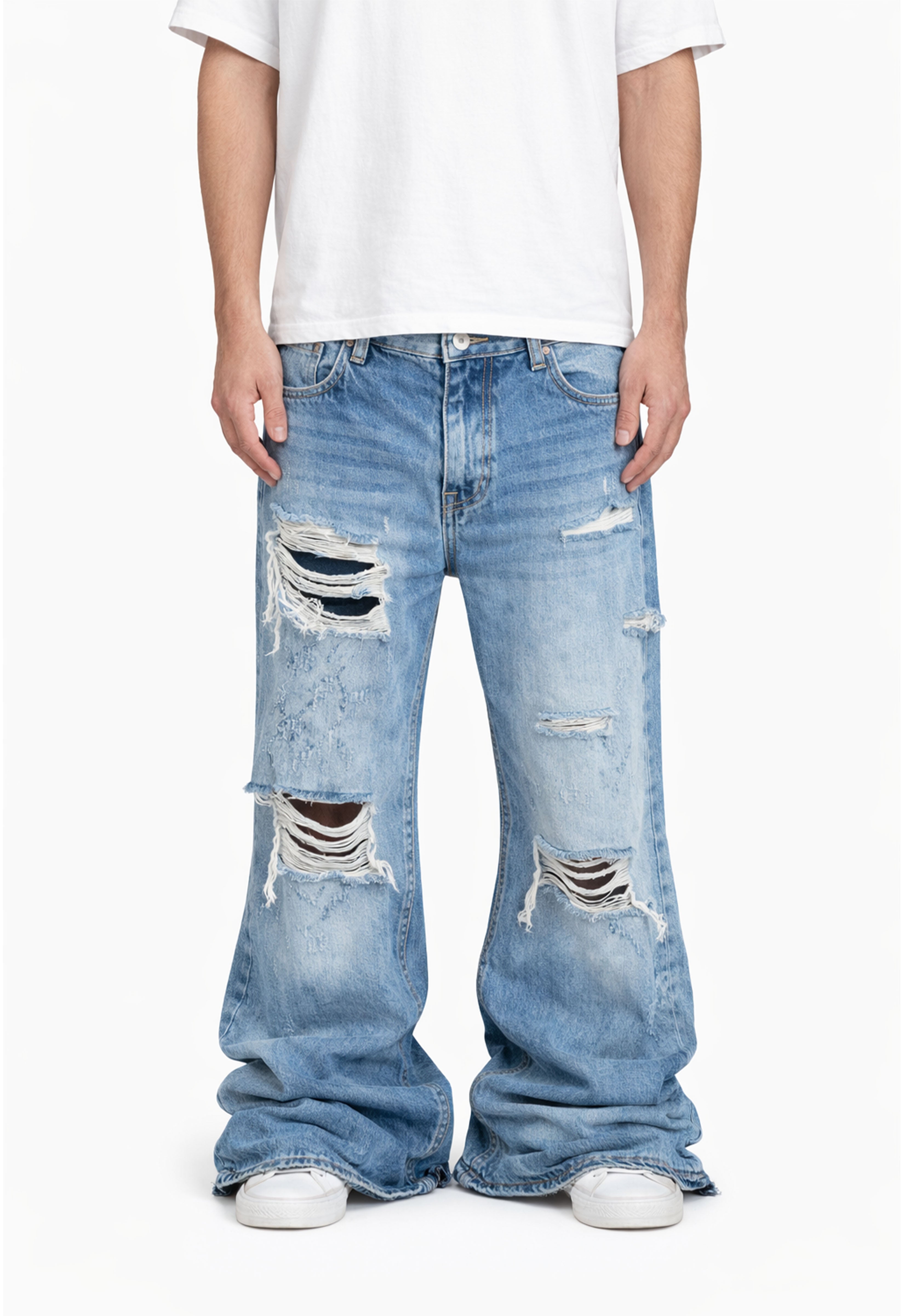 Azul Destruction Denim | Streetwear Denim | UNDEVELOPED