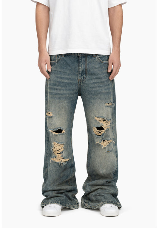SANDWASH DISTRESSED DENIM | STREETWEAR APPAREL | UNDEVELOPED