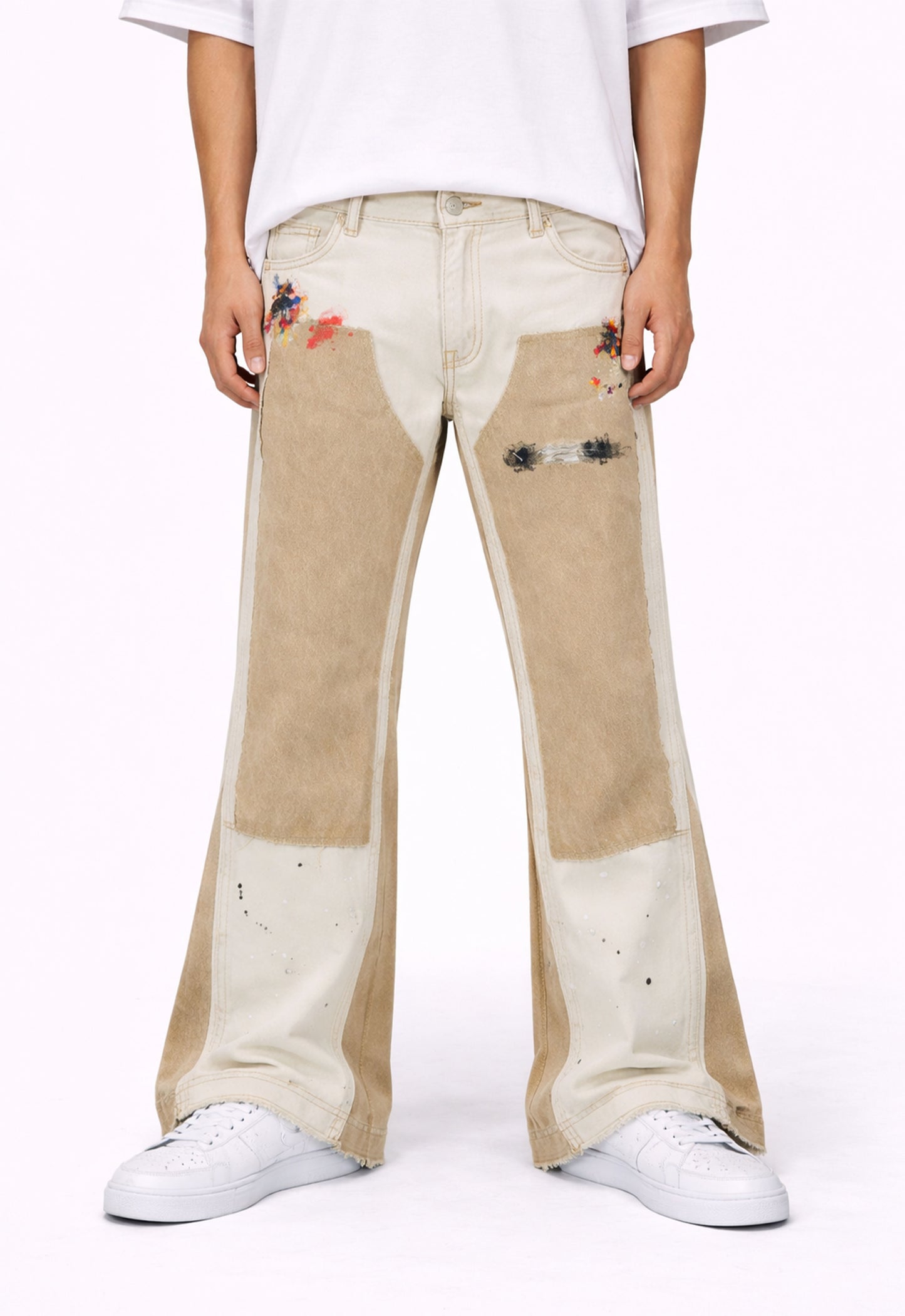 SAND SPLIT PAINTERS DENIM Denim | STREETWEAR APPAREL | UNDEVELOPED