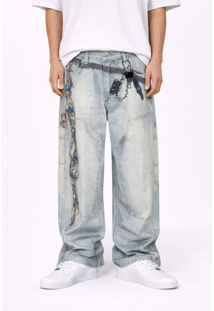 WIDEBOY PADLOCK DENIM Denim | STREETWEAR APPAREL | UNDEVELOPED