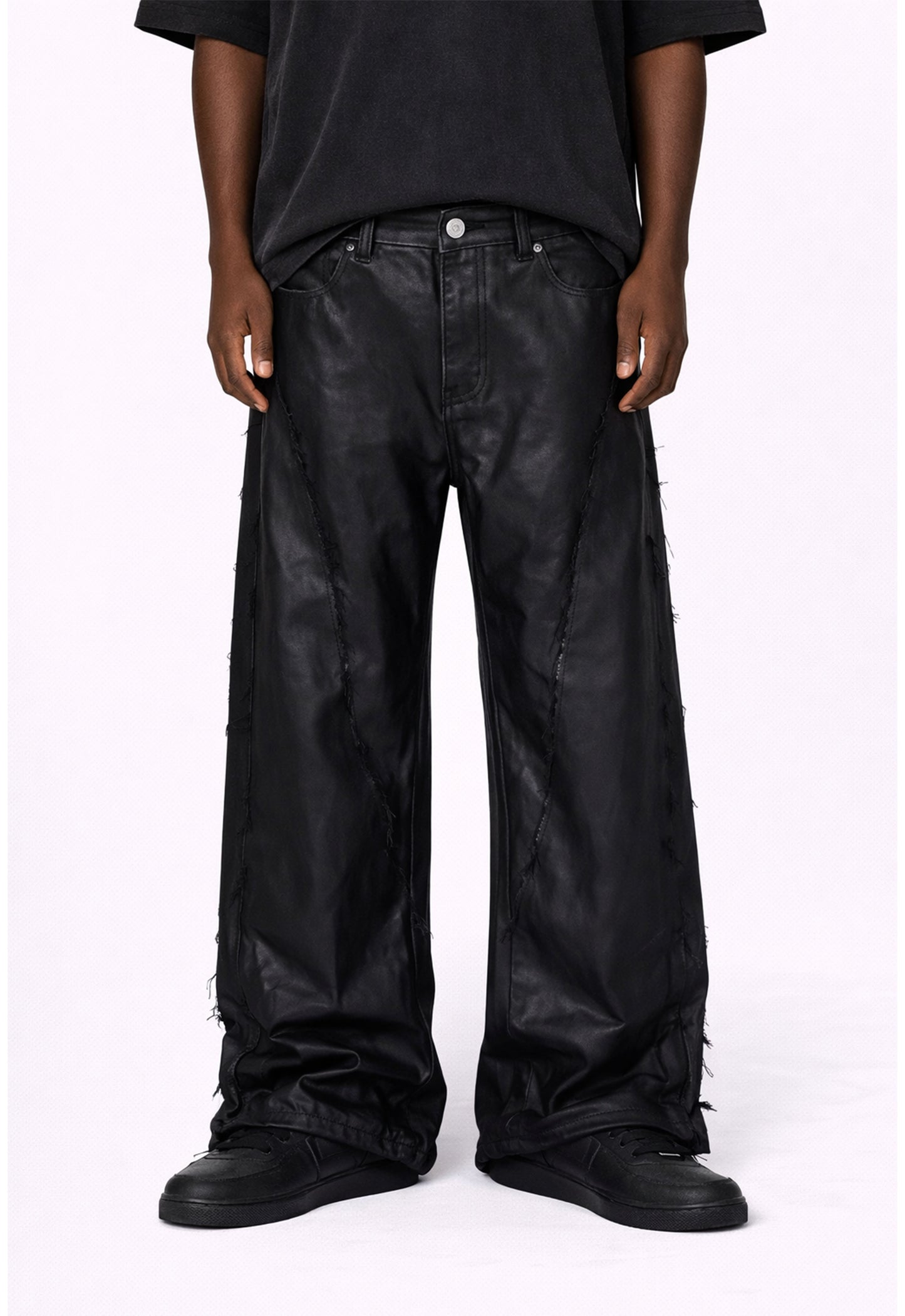 WIDEBOY WAXED FRAY DENIM denim | STREETWEAR APPAREL | UNDEVELOPED