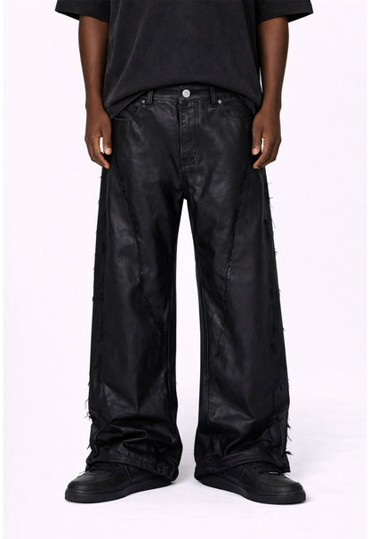 WIDEBOY WAXED FRAY DENIM denim | STREETWEAR APPAREL | UNDEVELOPED