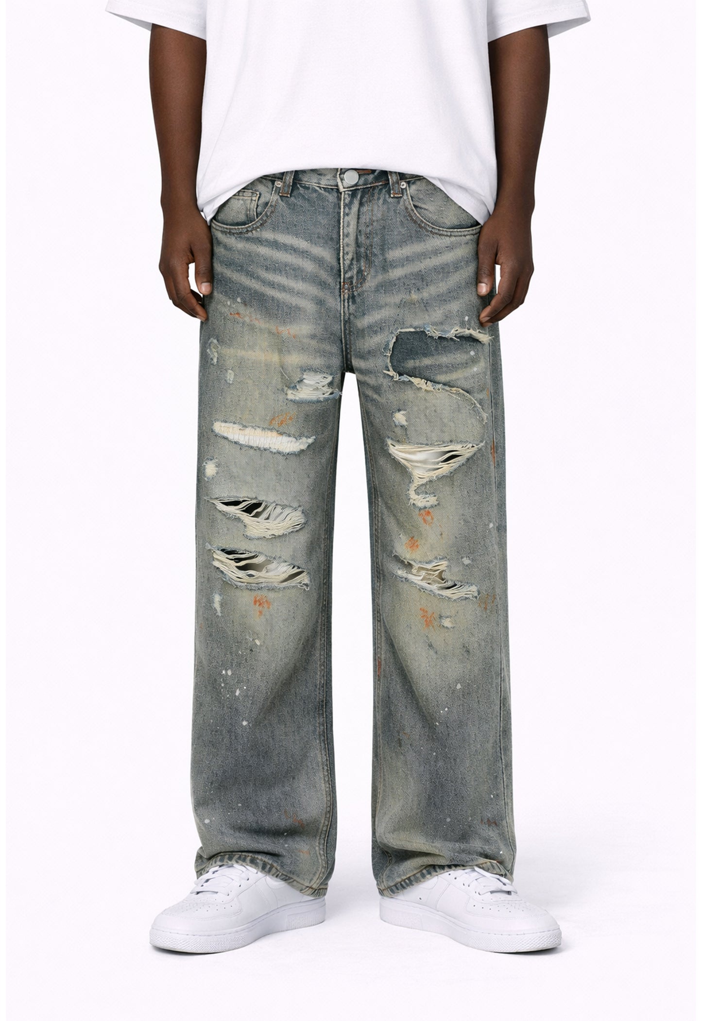 CLASSIC DESTROYED DENIM denim | STREETWEAR APPAREL | UNDEVELOPED