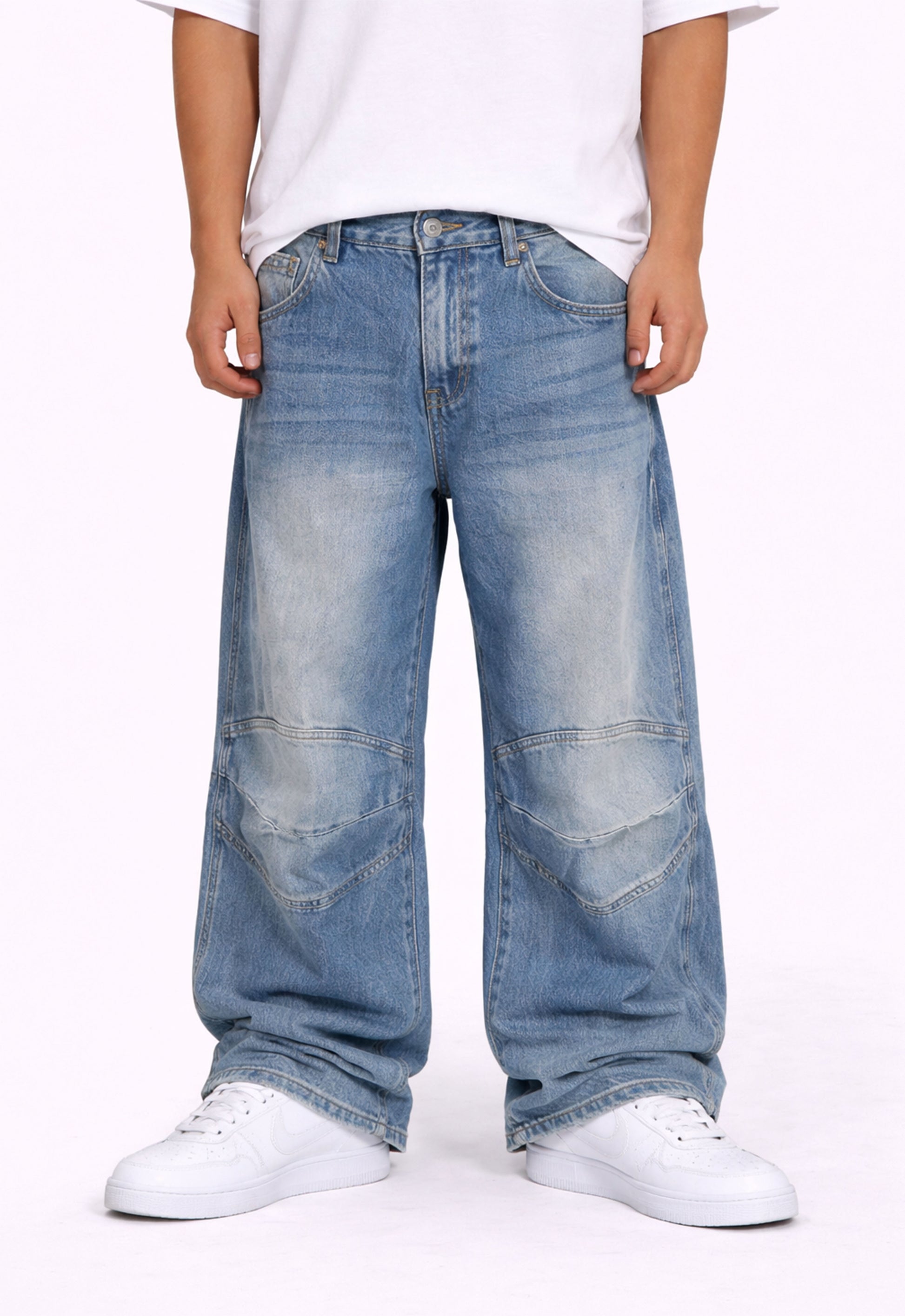 AZUL BAGGY BIKER DENIM denim | STREETWEAR APPAREL | UNDEVELOPED