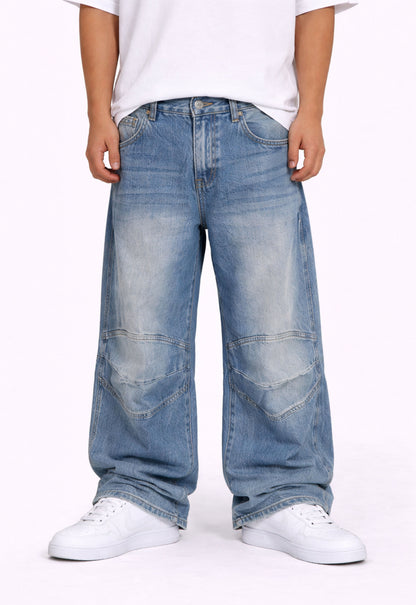 AZUL BAGGY BIKER DENIM denim | STREETWEAR APPAREL | UNDEVELOPED