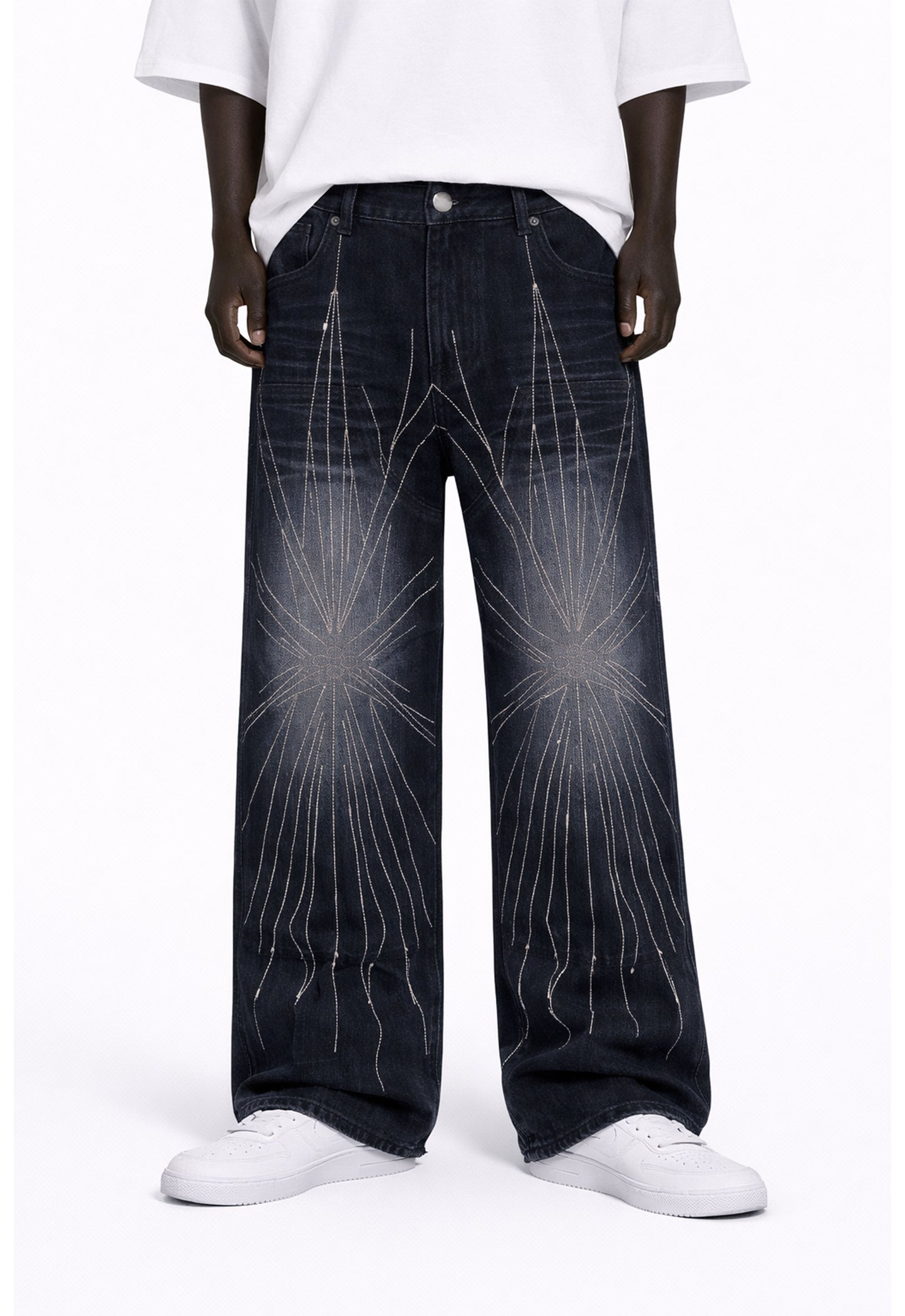 STAR RHINESTONE DENIM Denim | STREETWEAR APPAREL | UNDEVELOPED