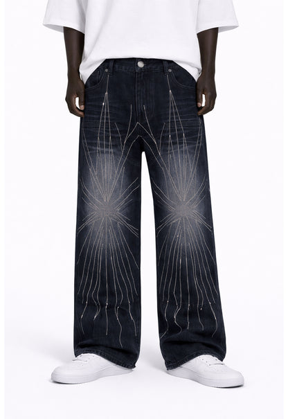 STAR RHINESTONE DENIM Denim | STREETWEAR APPAREL | UNDEVELOPED