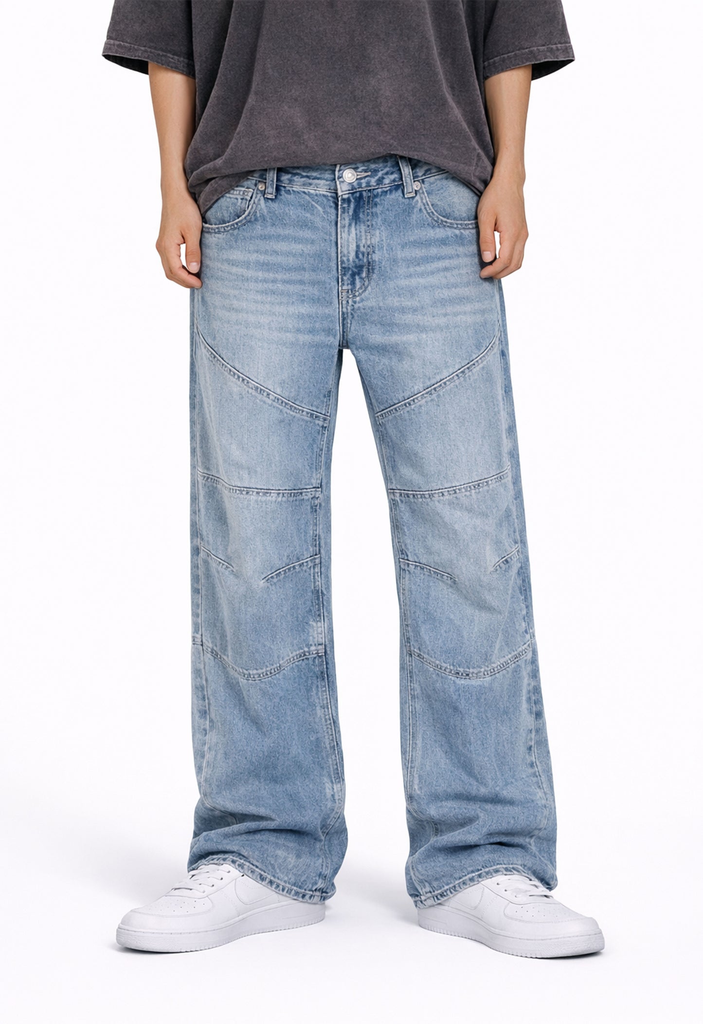 AZUL PANEL DENIM Denim | STREETWEAR APPAREL | UNDEVELOPED