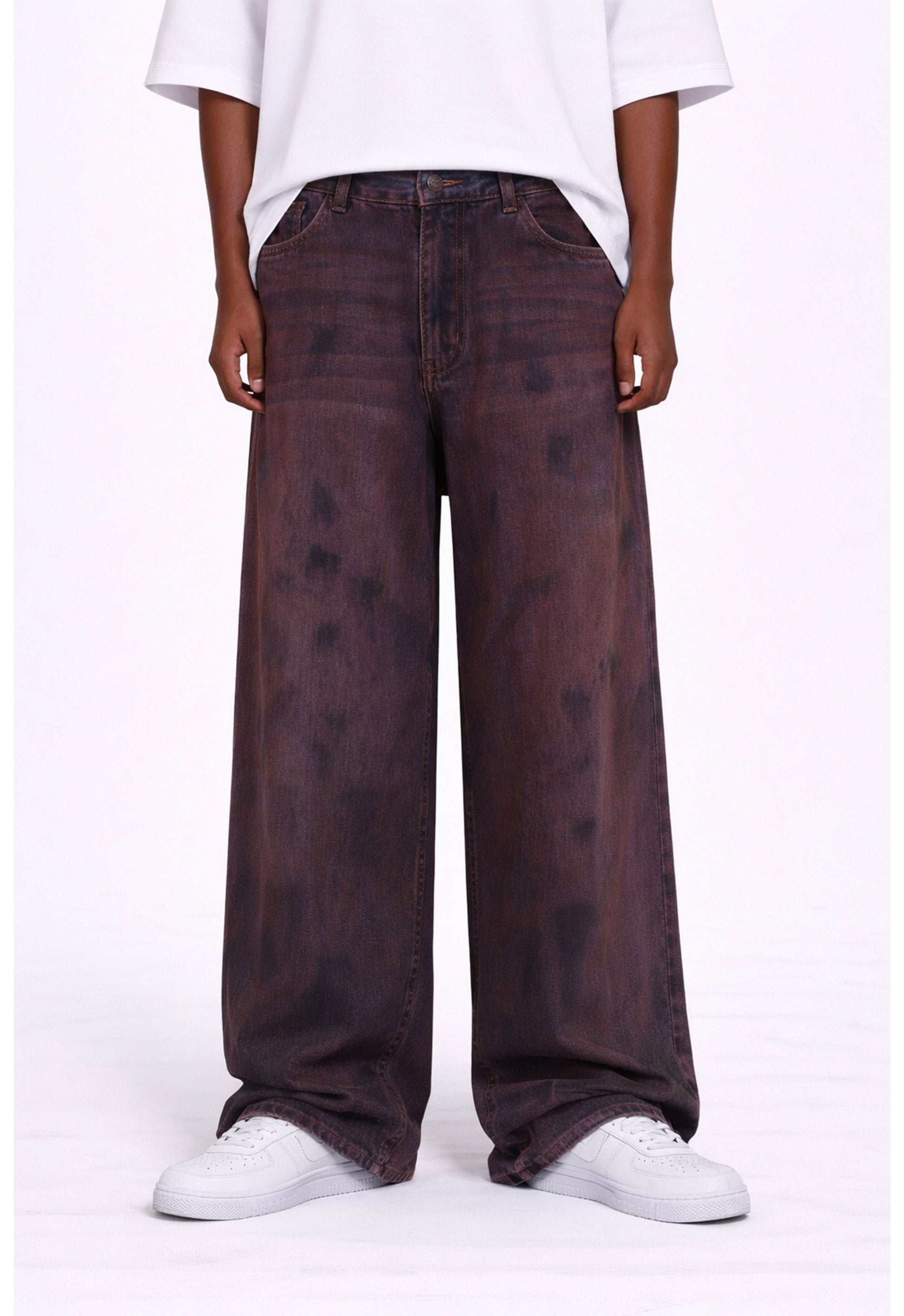 WIDEBOY BURGANDY DENIM Denim | STREETWEAR APPAREL | UNDEVELOPED